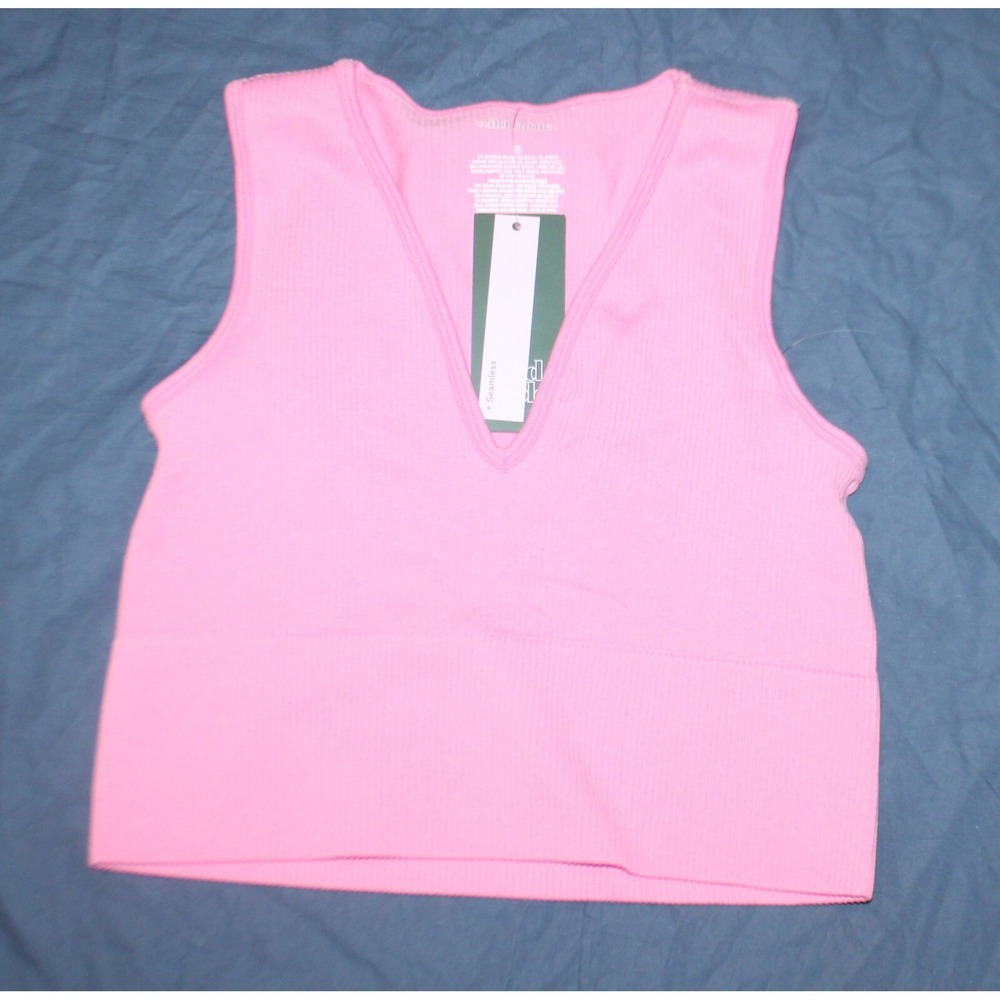 Women's Plunge Tank Top - Wild Fable Pink size S